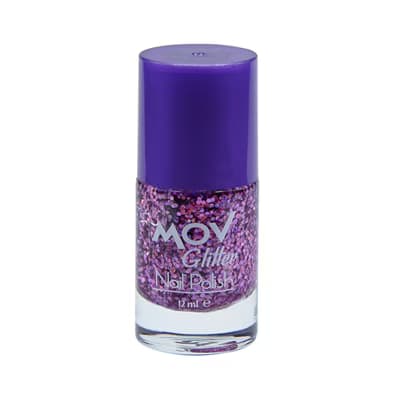 Mov Glitter Oje No:13 - Gratis