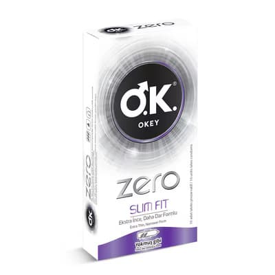 Okey Prezervatif Zero Slim Fit 10'lu