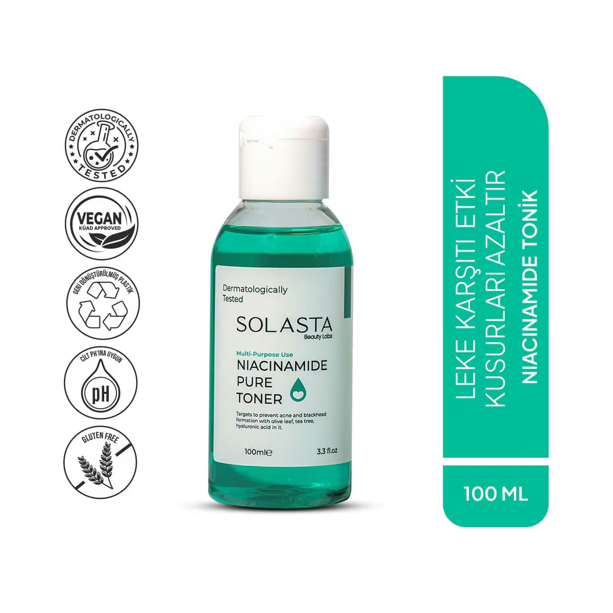 Solasta Niacinamide Toner 100 ml 4