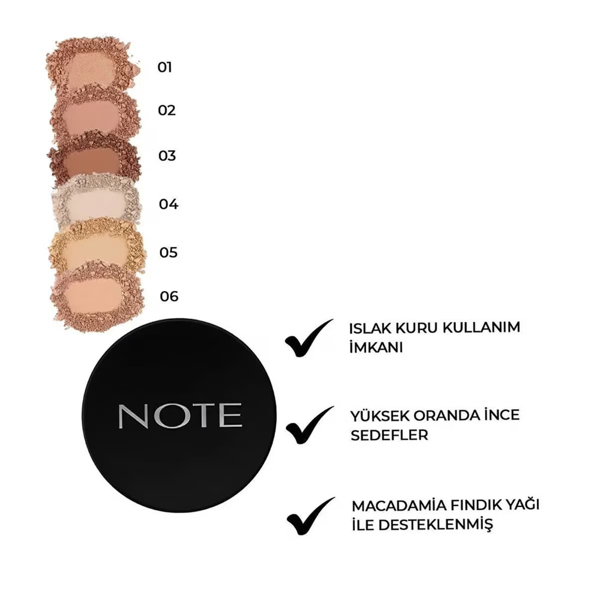 Note Baked Pudra 01 Stardust 2