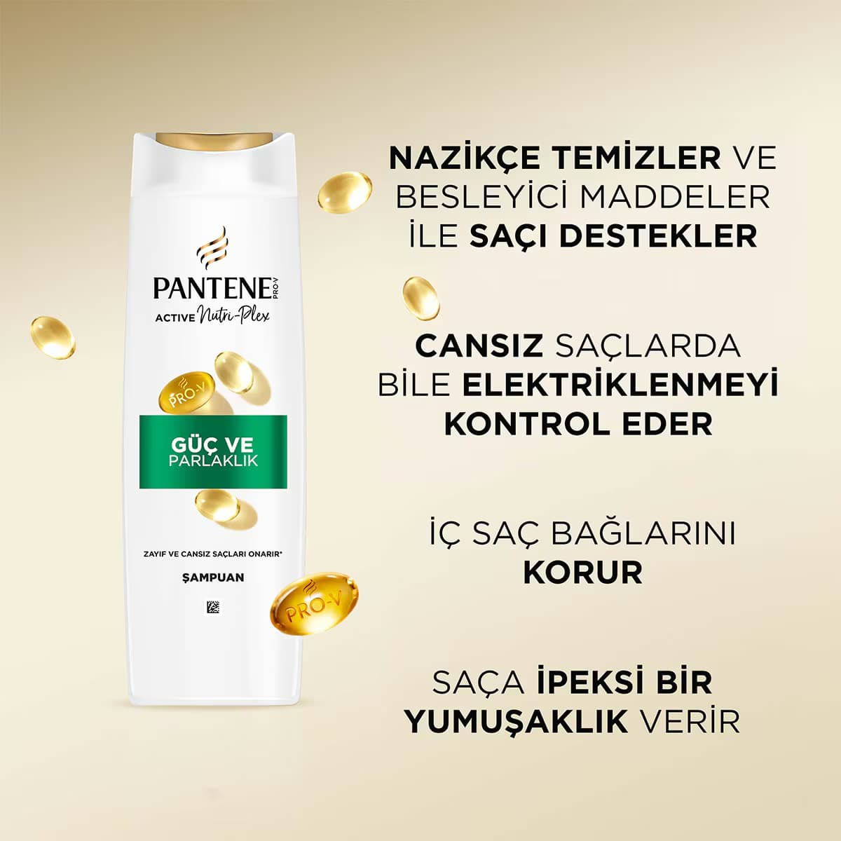 Pantene Şampuan Güç Ve Parlaklık 625 ml 2