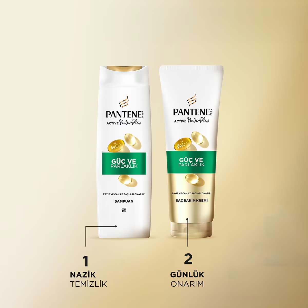 Pantene Şampuan Güç Ve Parlaklık 625 ml 4