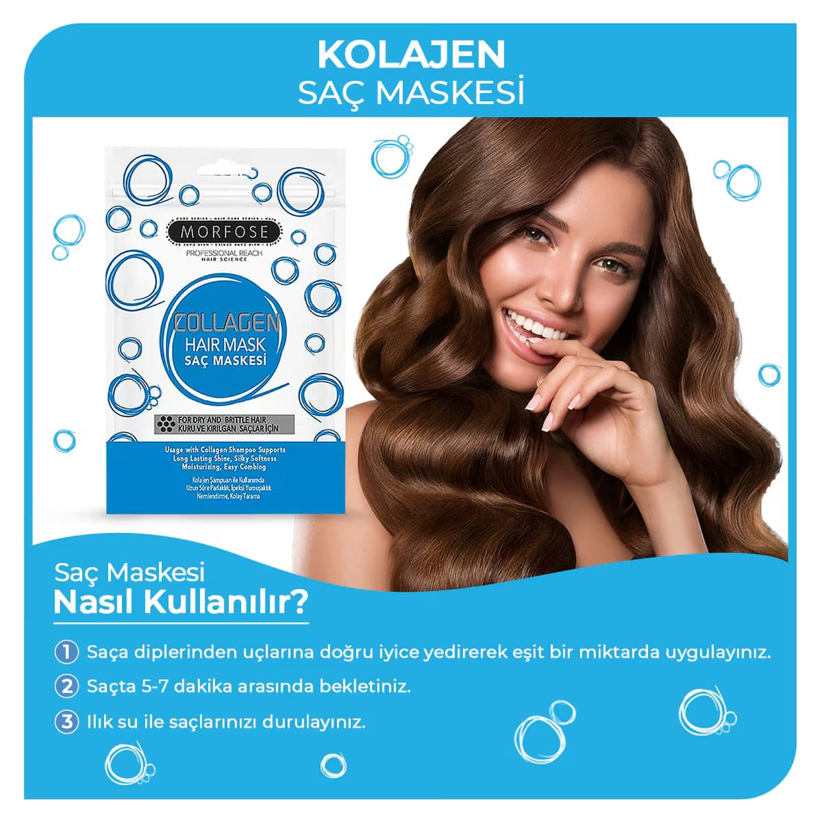 Morfose Kolajen Saç Maskesi 25 ml 4