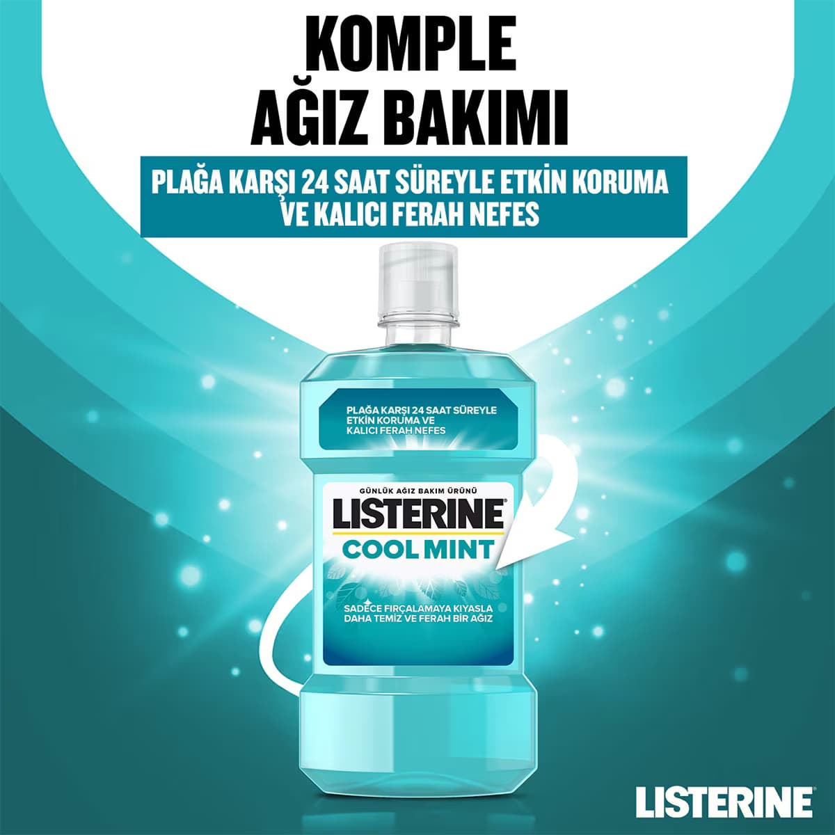 Listerine Cool Mint Ağız Suyu 250 ml 2