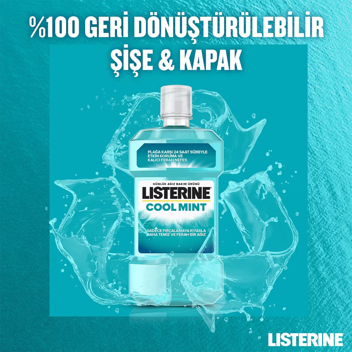 Listerine Cool Mint Ağız Suyu 250 ml 5