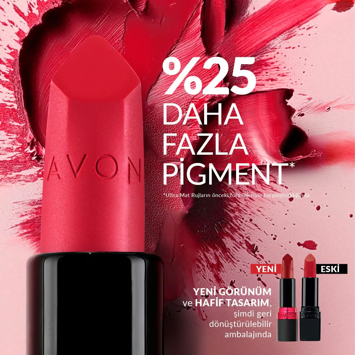 Avon Ultra Mat Ruj Red Supreme 3