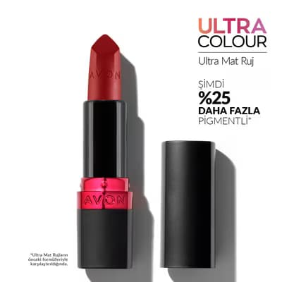 Avon Ultra Mat Ruj Red Supreme