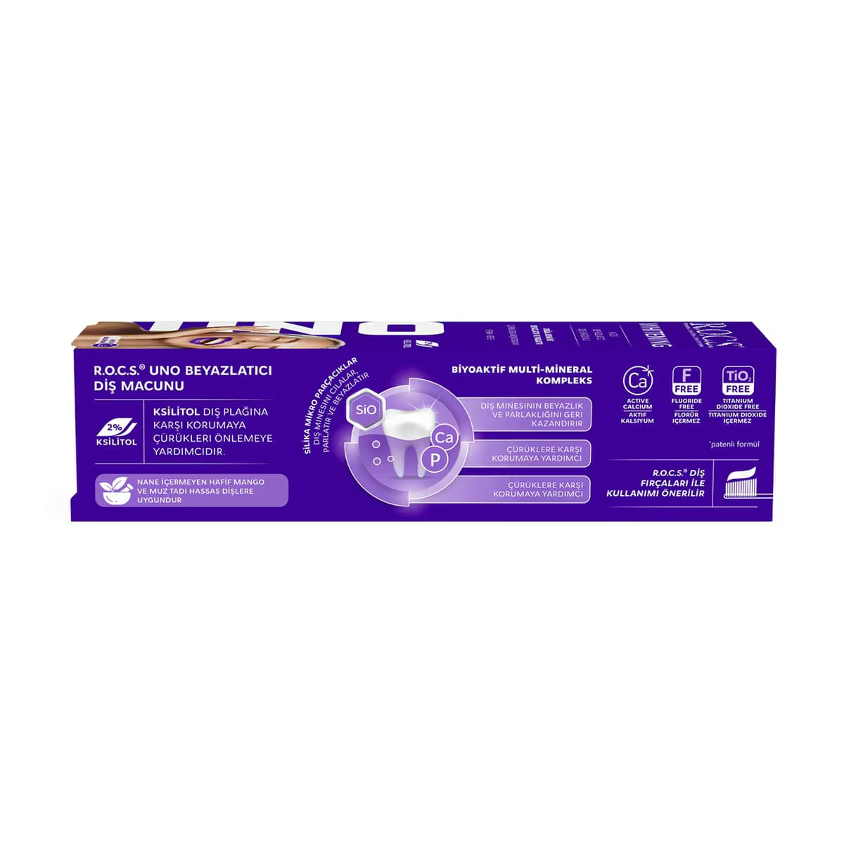 Rocs Uno Hızlı Beyazlatıcı Diş Macunu 74 g 3