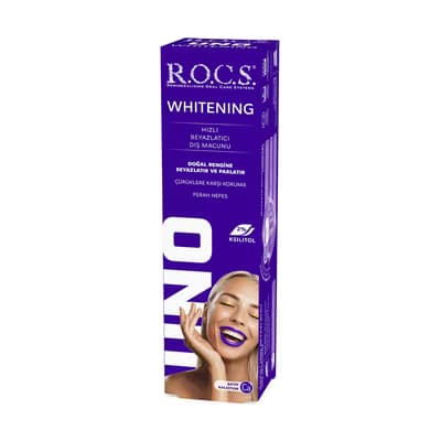 Rocs Uno Hızlı Beyazlatıcı Diş Macunu 74 g