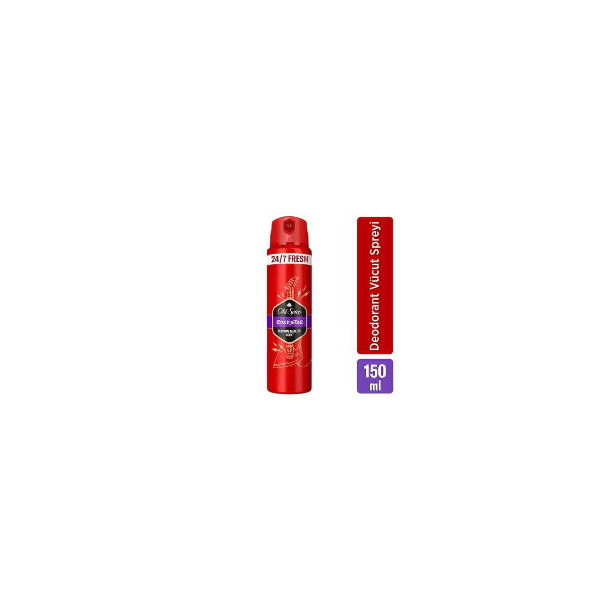 Old Spice Sprey Deodorant Rockstar 150 ml 3