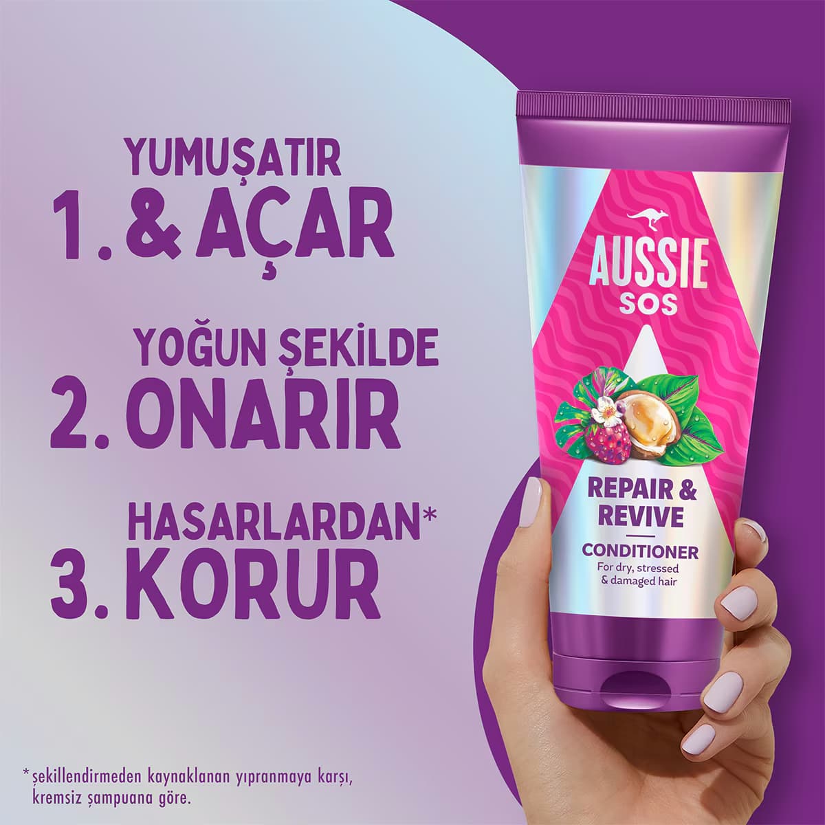 Aussie Sos Repair Revive Saç Kremi 350 ml 4