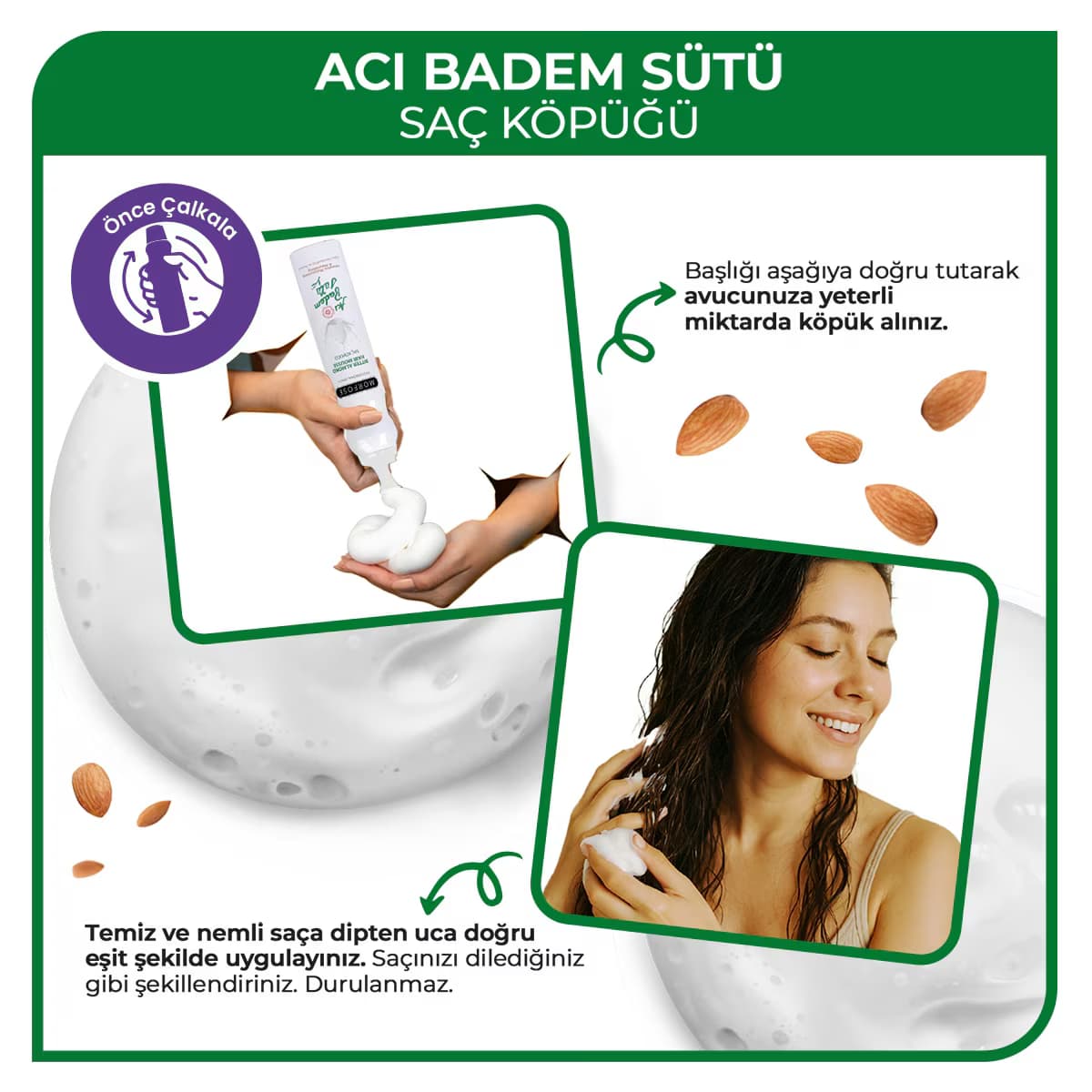 Morfose Saç Köpüğü Acıbadem 200 ml 4