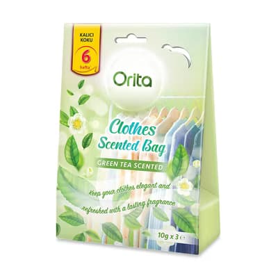 Orita Kıyafet Dolap Kokusu Yeşil Çay 10 g x3