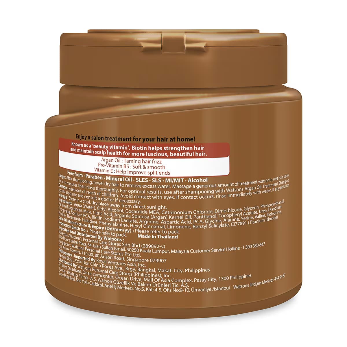 Watsons Saç Maskesi Argan Yağı 500 ml 3