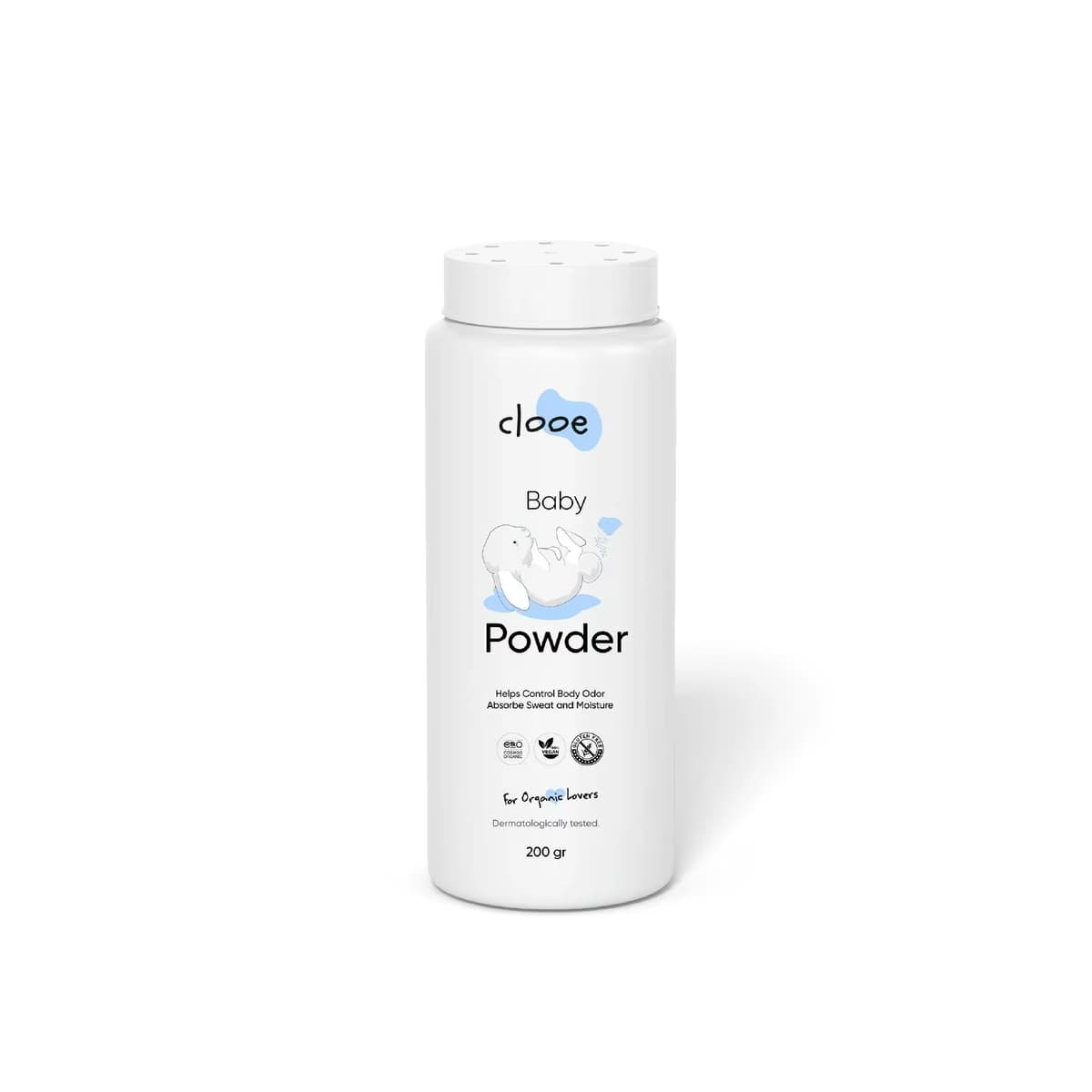 Clooe Organik Bebek Pudrası 200 gr - Gratis 2