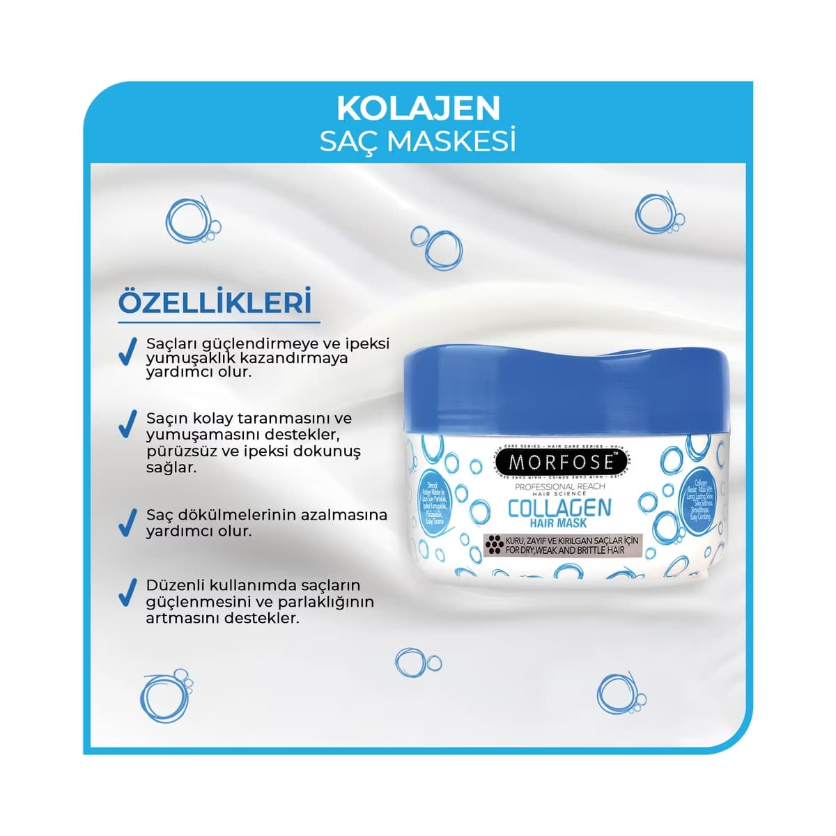 Morfose Kolajen Saç Maskesi 250 ml - Gratis 3