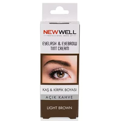 New Well Kaş Kirpik Boyası Light Brown - Gratis