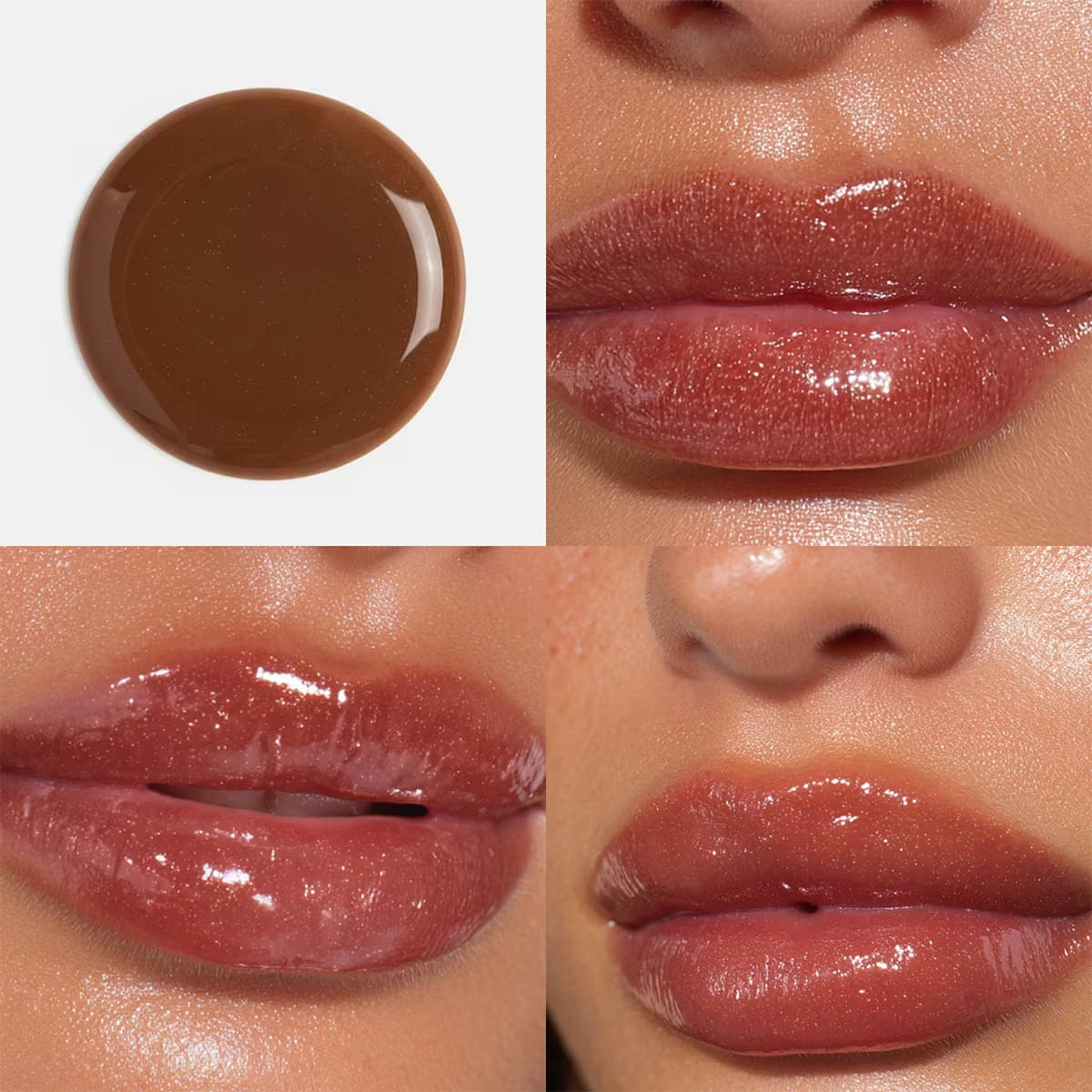 La Faé Lip Peptide Gloss Espresso Shine 3