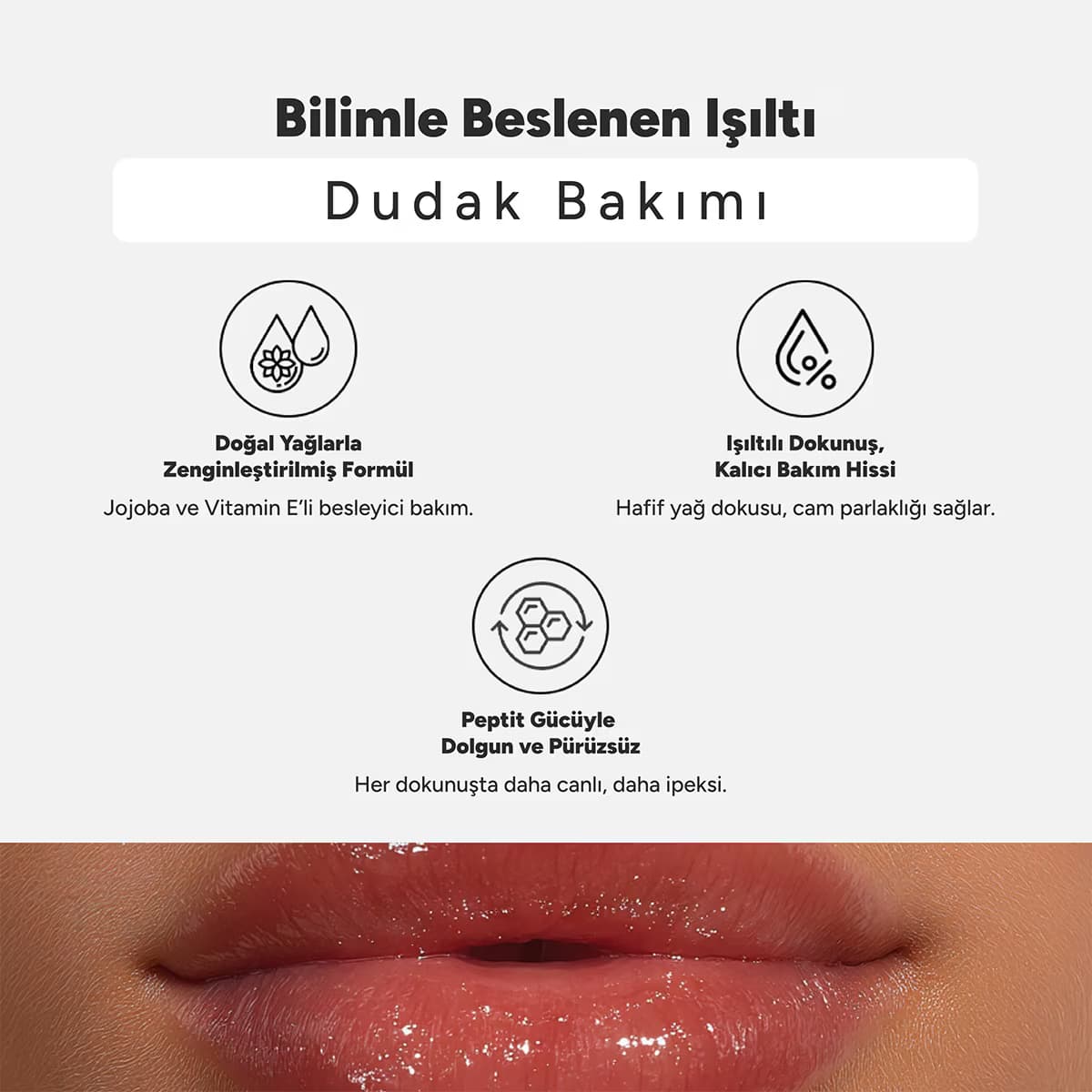 La Faé Lip Peptide Gloss Espresso Shine 4