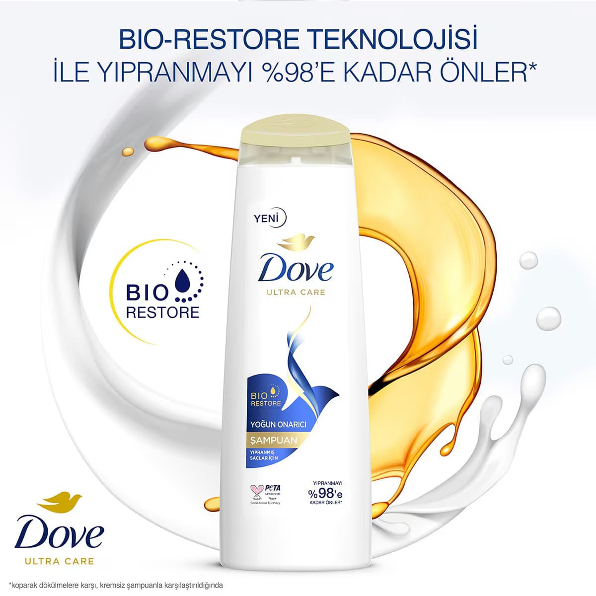 Dove Şampuan Yoğun Onarıcı 400 ml 3