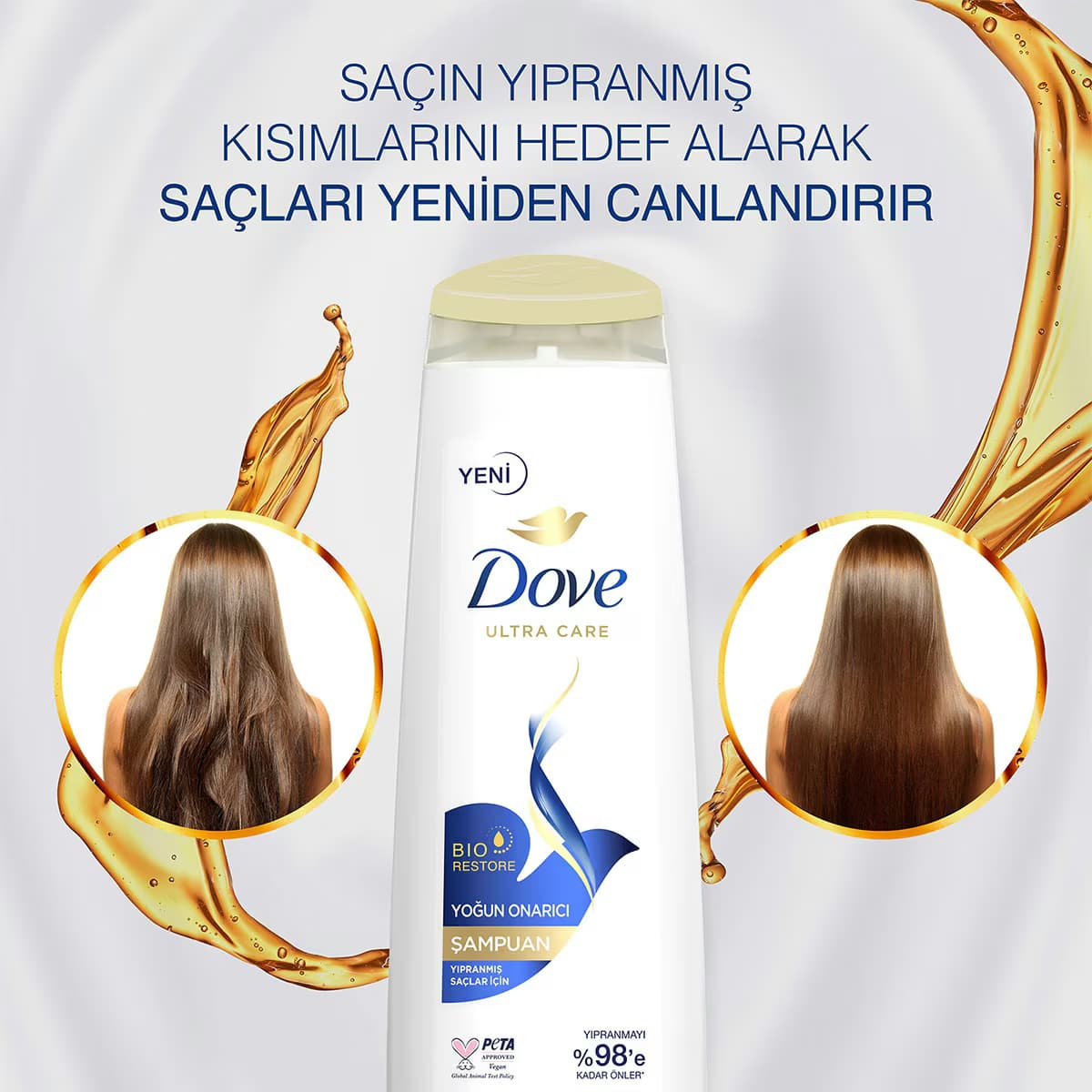 Dove Şampuan Yoğun Onarıcı 400 ml 4
