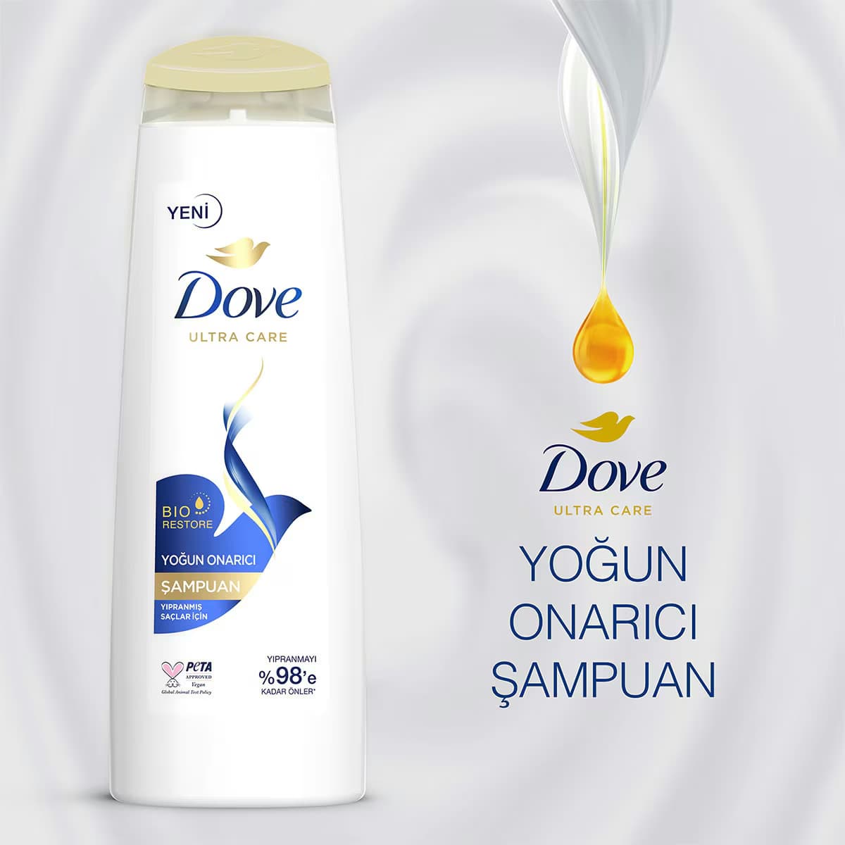 Dove Şampuan Yoğun Onarıcı 400 ml 5