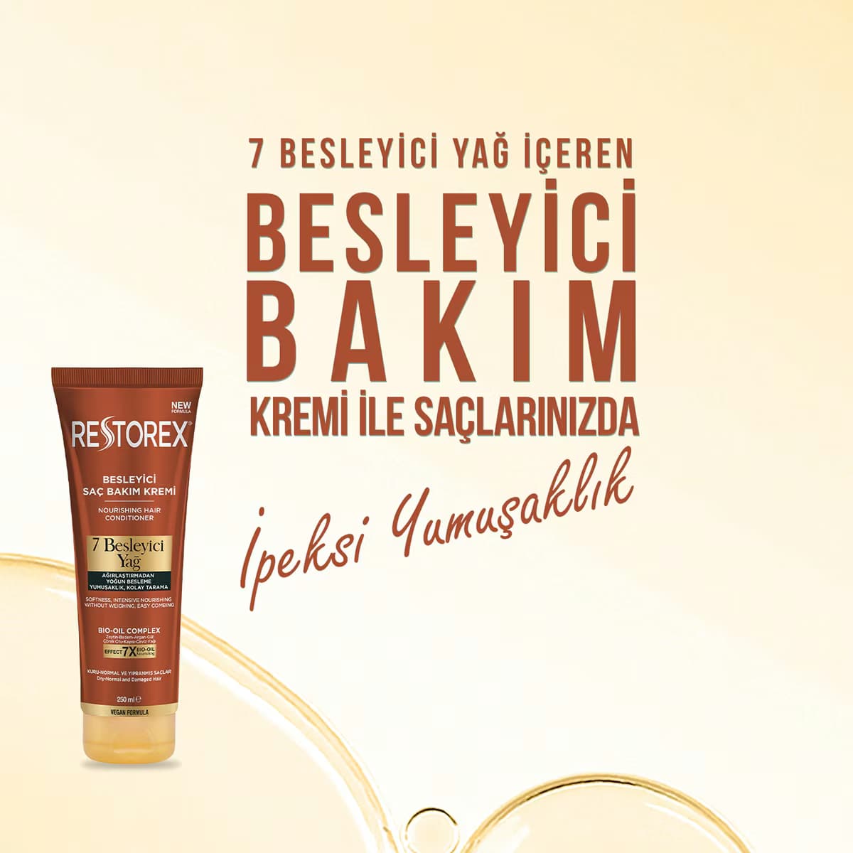 Restorex Saç Kremi 7 Besleyici Yağ 250 ml 2