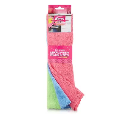 Benri Mikrofiber Havlu Bez 3'lü - Gratis