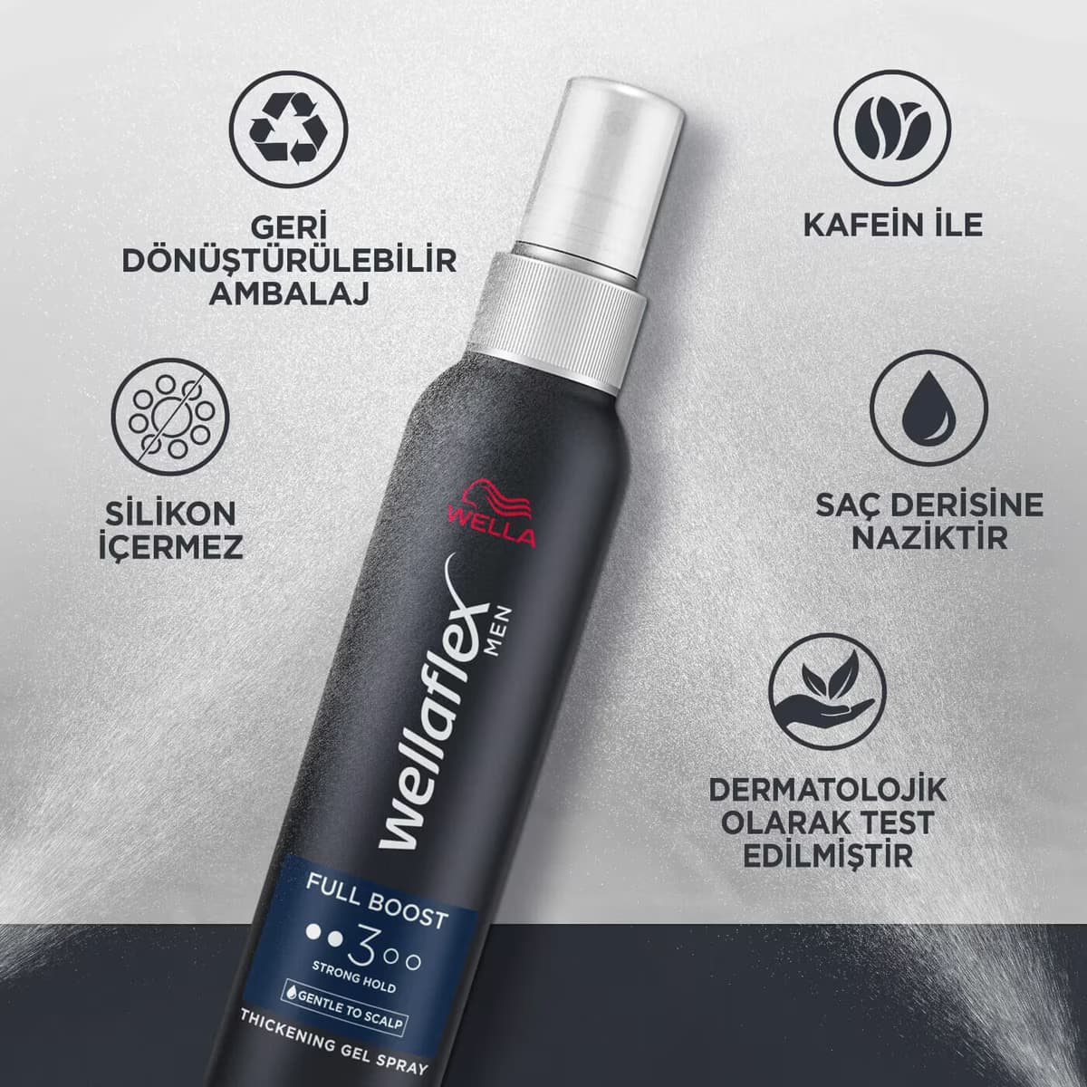 Wellaflex Full Boost Jel Spray Güçlü 150 ml 5