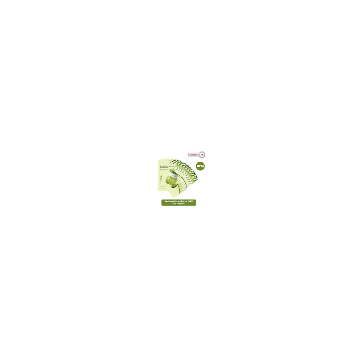 Frudia Avocado Relief Maske 10'lu 2