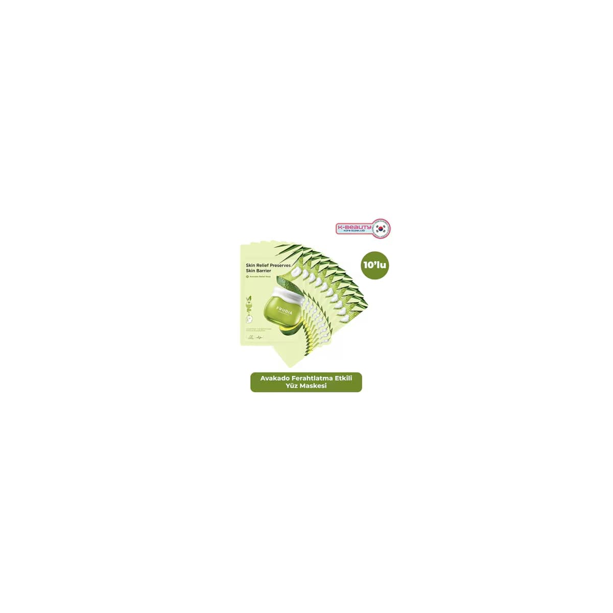 Frudia Avocado Relief Maske 10'lu 3