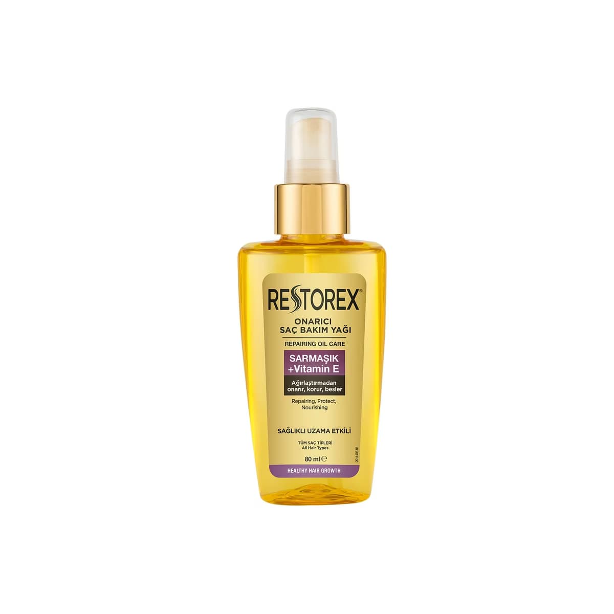 Restorex Onarıcı Saç Bakım Yağı 80 ml - Gratis