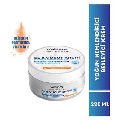 Watsons El Ve Vücut Kremi 220 ml