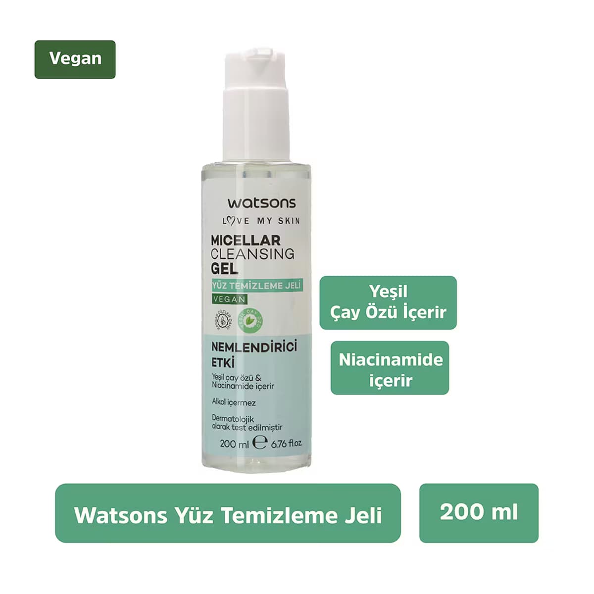 Watsons Micellar Temizleyici Jel 200 ml 2