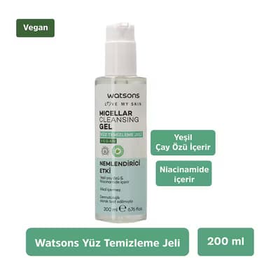 Watsons Micellar Temizleyici Jel 200 ml