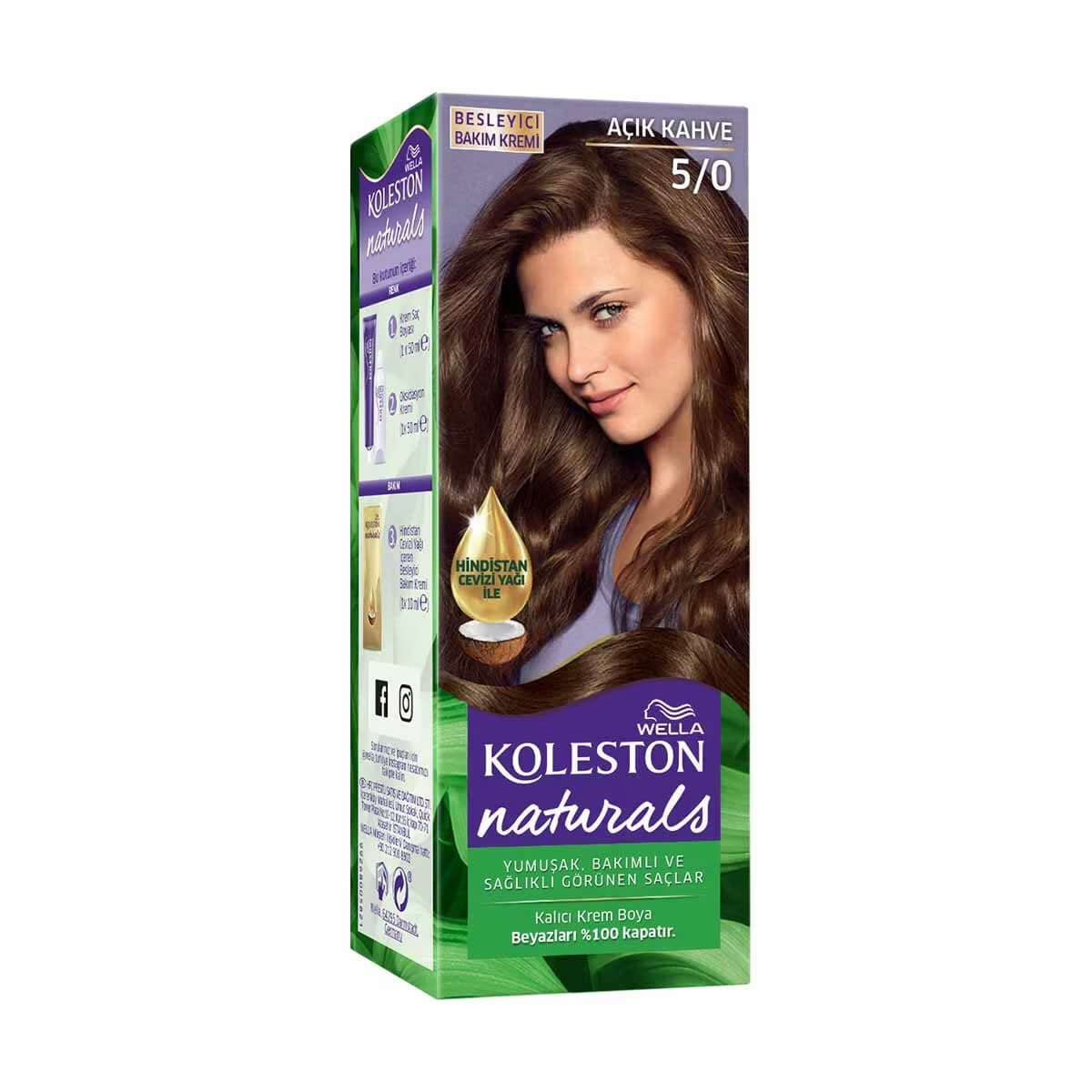 Wella Koleston Naturals Saç Boyası 5/0 2