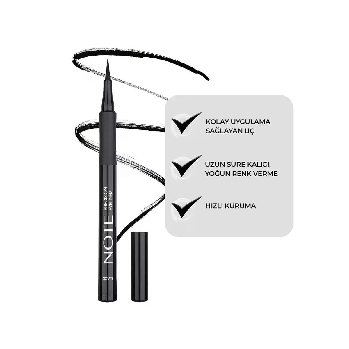 Note Precision Eyeliner Black 2
