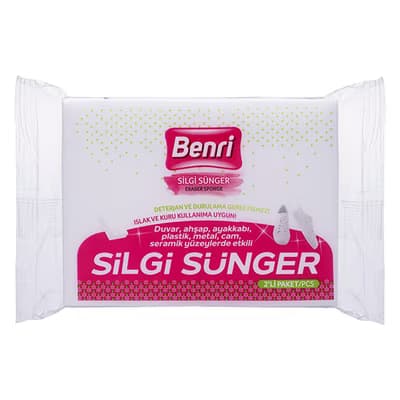 Benri Silgi Sünger 2'li - Gratis