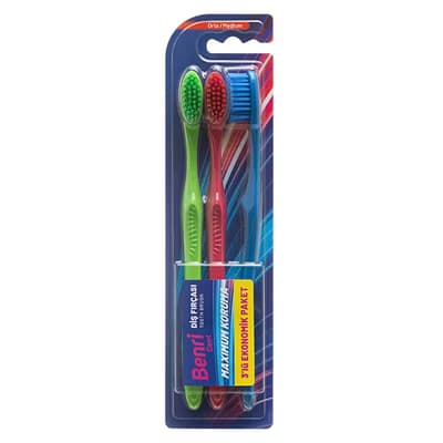 Benri Dent 3'lü Diş Fırçası - Gratis