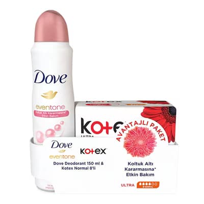 Dove Eventone Deodorant + Kotex Normal Set
