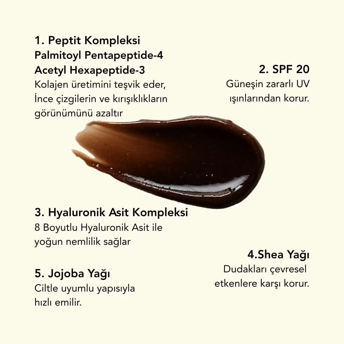 La Faé Black Coffee Peptide Lip Balm 4