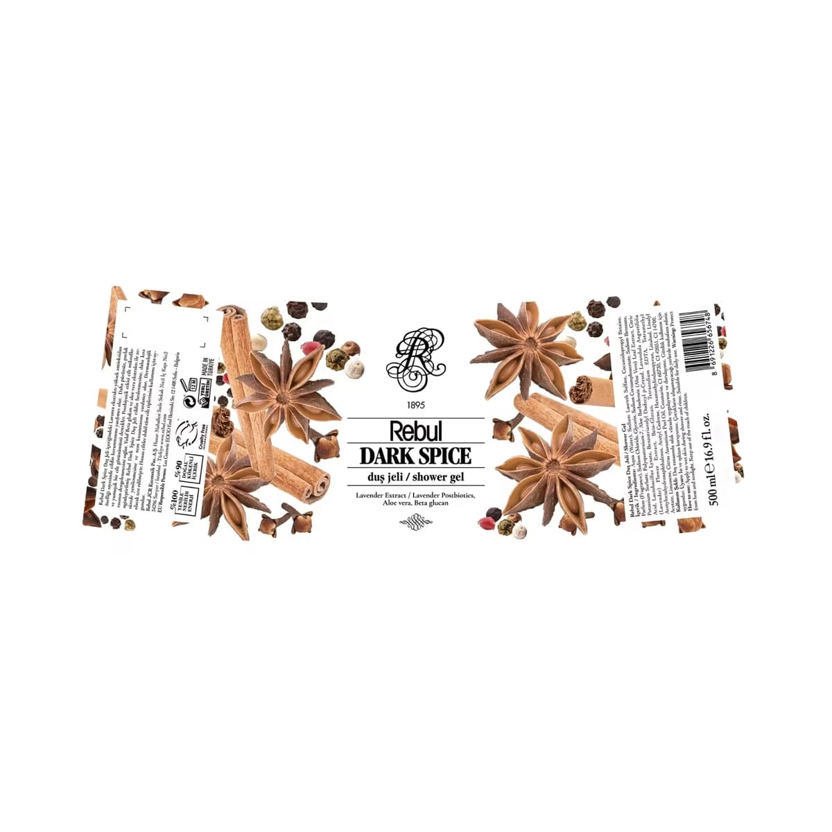 Rebul Duş Jeli Dark Spice 500 ml - Gratis 2