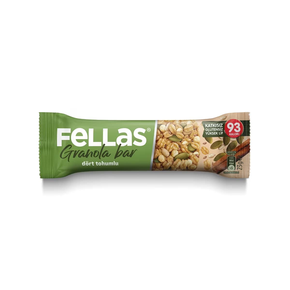 Fellas Dört Tohumlu Granola Bar 23 gr - Gratis