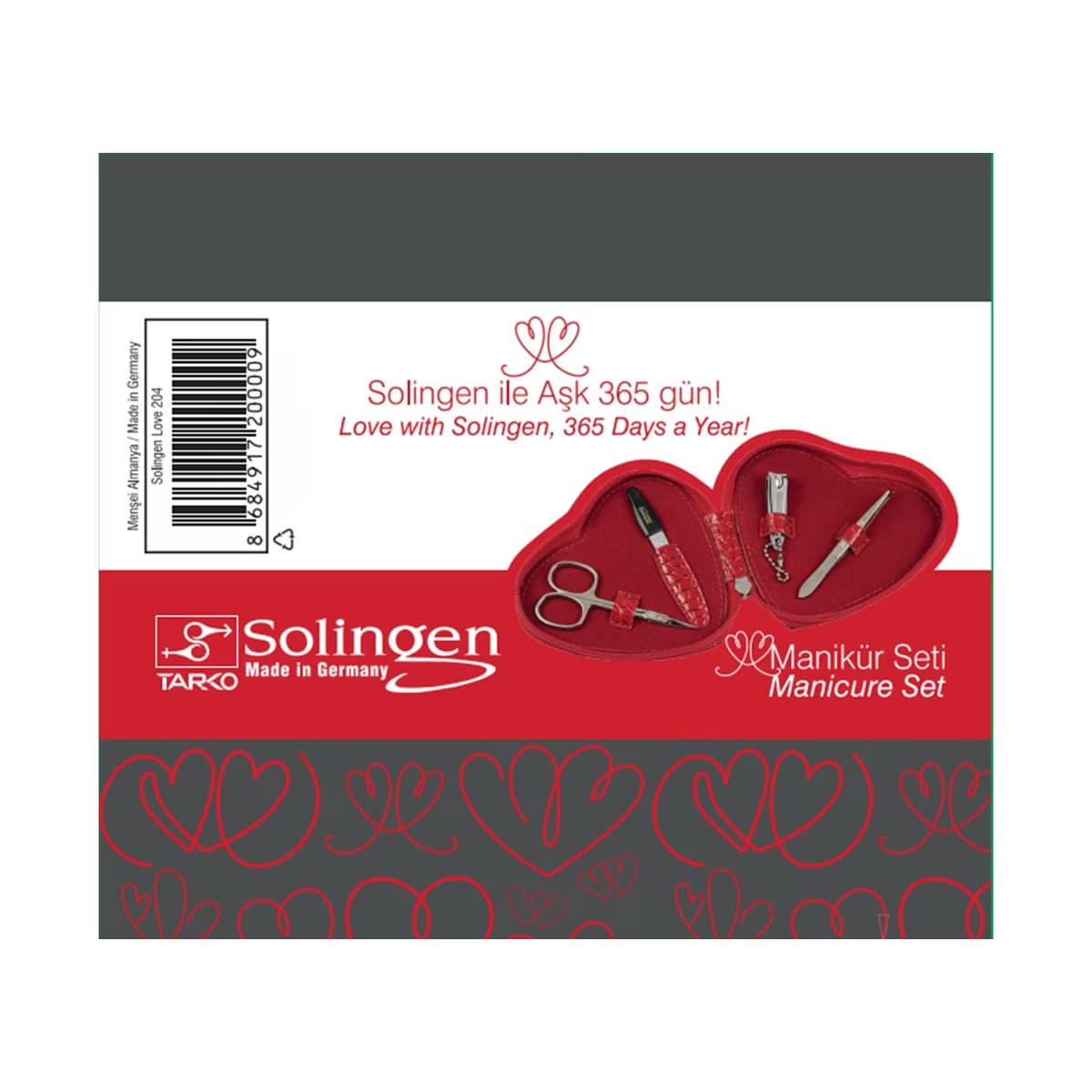 Solingen Kalpli Manikür Seti 204 - Gratis 5