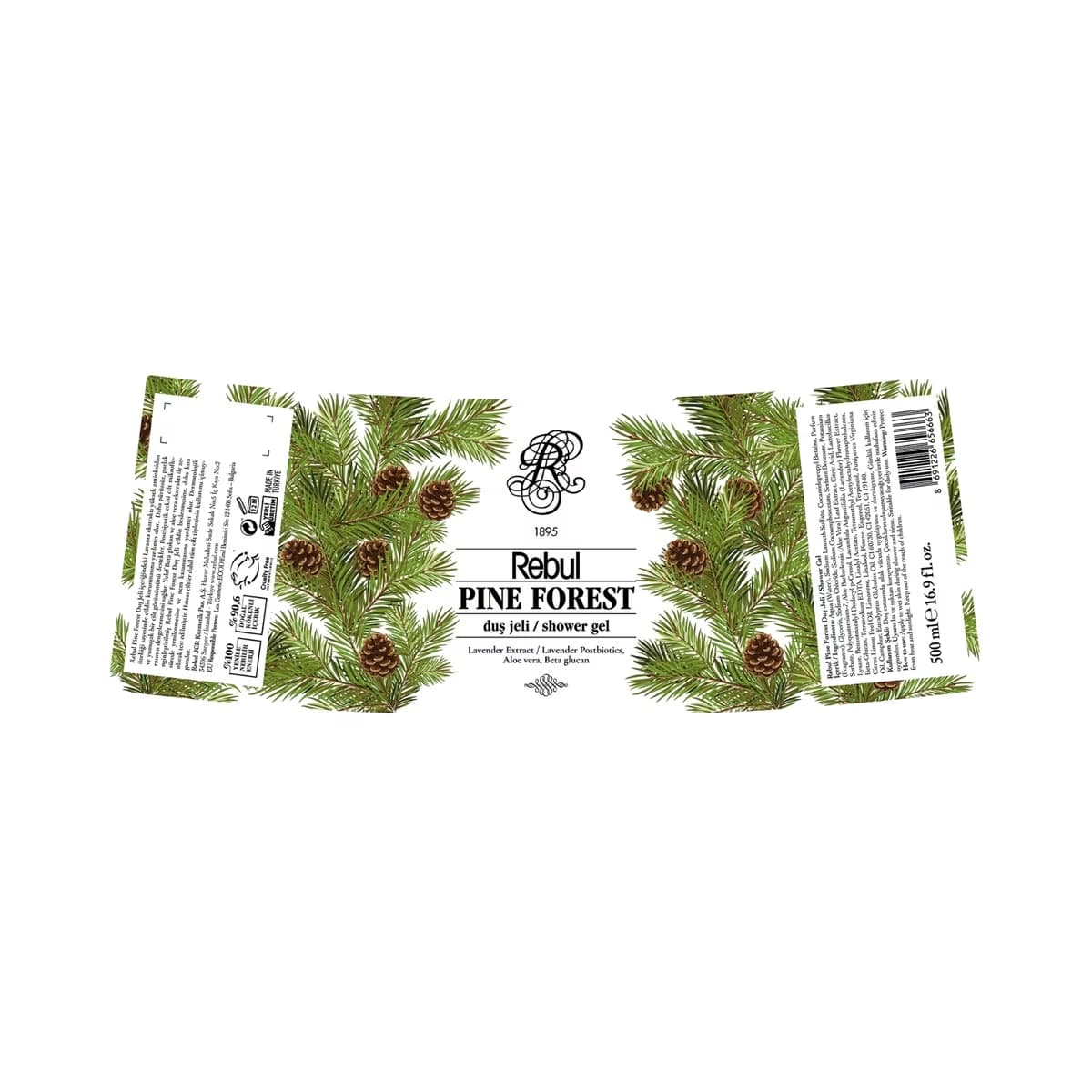 Rebul Duş Jeli Pine Forest 500 ml - Gratis 2