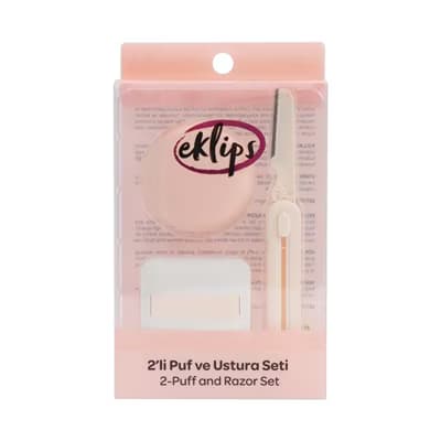 Eklips 2'li Puf ve Ustura Seti - Gratis