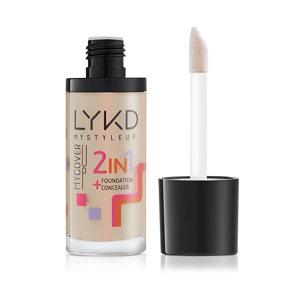 LYKD 2 in 1 Fondöten 130 Soft Fair - Gratis 3