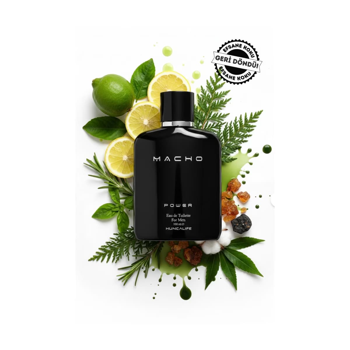 Macho EDT Erkek Parfüm Power 100 ml - Gratis 4