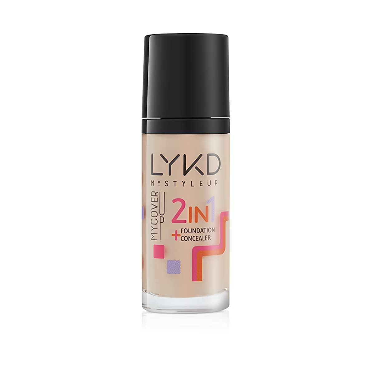 LYKD 2 in 1 Fondöten 133 Rose Almond - Gratis