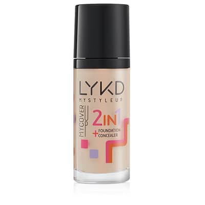 LYKD 2 in 1 Fondöten 133 Rose Almond - Gratis